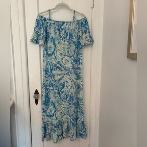 Girls Lily Pulitzer Off the Shoulder Dress